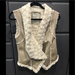 GUESS Faux Fur Vest